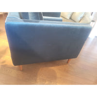 PAIR of Blue Velvet Luca Arm Chairs by Rove Concepts
