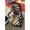 Pair of Zebra Upholstered Armchairs