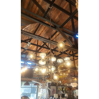 'Gambit' Nickel 8-Light Chandelier by VC - colletteconsignment.com