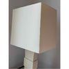 PAIR of Shagreen & Brass Trim Table Lamps w/ Linen Shades by Kessler