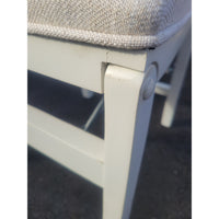 SET of 4 Blonde Wood Lattice Folding Chairs