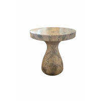 'Serafina' Sahara Faux Marble Side Table by Arteriors