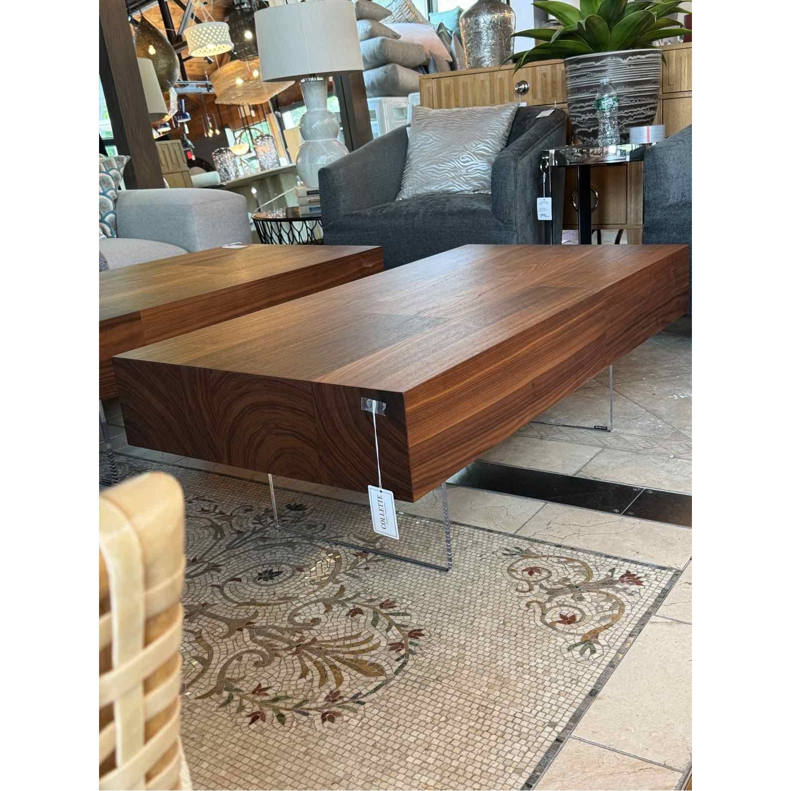 'Lingotto' Walnut Coffee Table by Cattelan Italia
