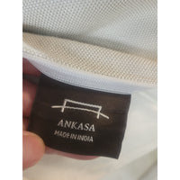 Blue Embroidered XL Pillow by Ankasa