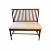 Wood Bench w/ Cushion by C&B