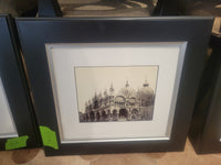 SET of 3 B&W Photographs in Black Frames