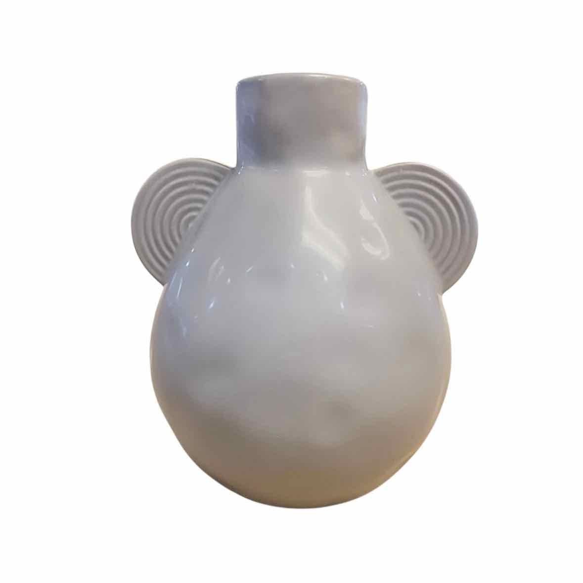 Glazed Gray Ceramic Jug w/ 2 Extensions