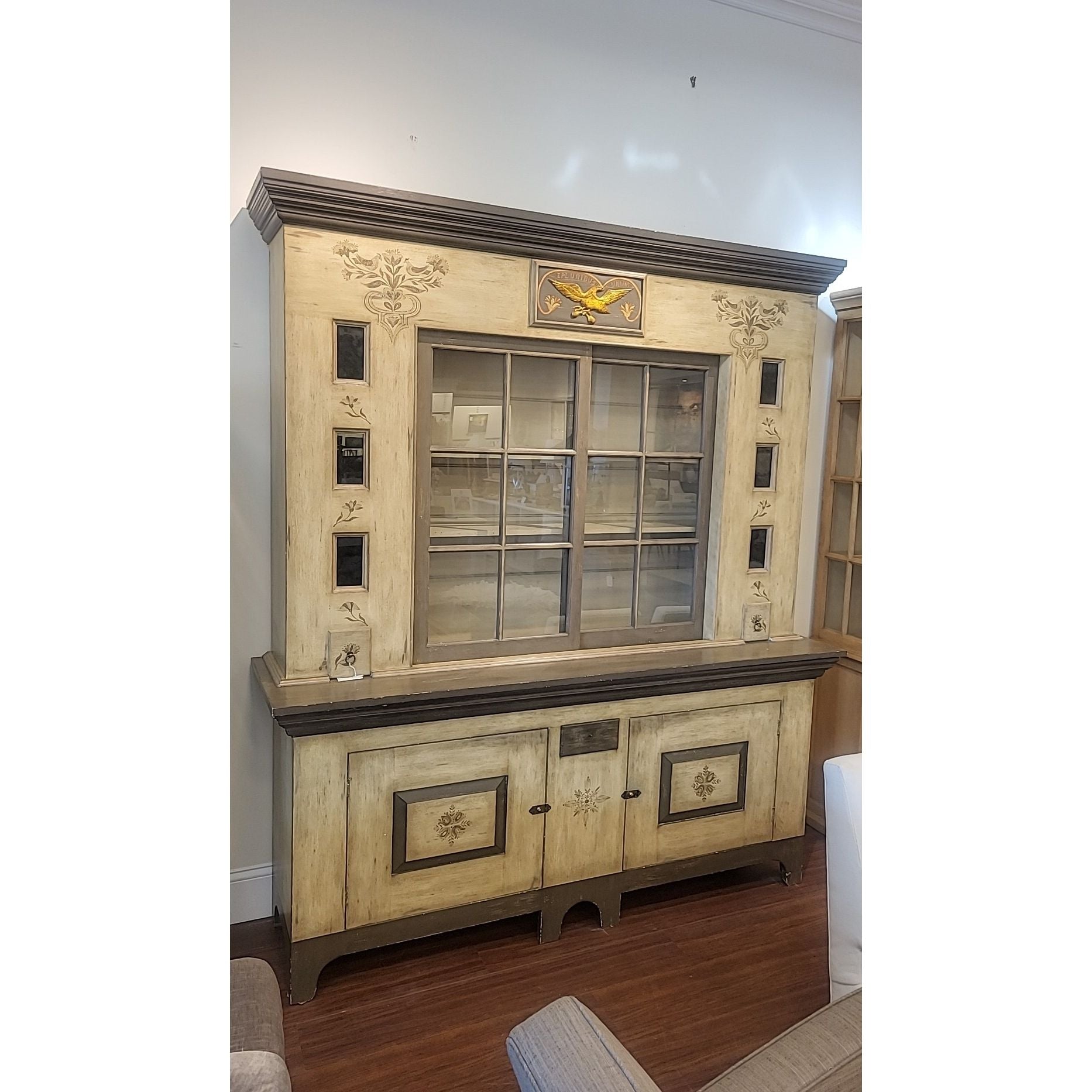 'Williamsburg' 2-Pc Dutch Hutch / Sideboard by Baker Furniture