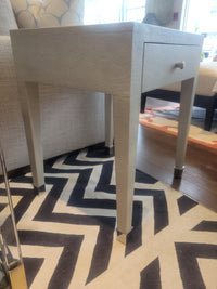 PAIR of Shagreen 1-Drawer Nightstands (AS IS)