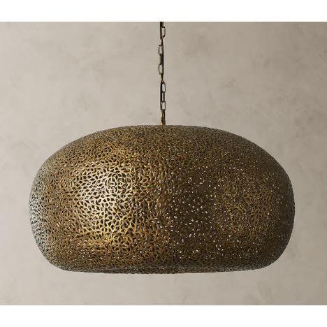 4EN9PFV9 - Apple Antique Brass Pendant Light