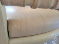 SET of 8 Maple & Leather Web VW Dining Side Chairs by Vicente Wolf (AS IS)