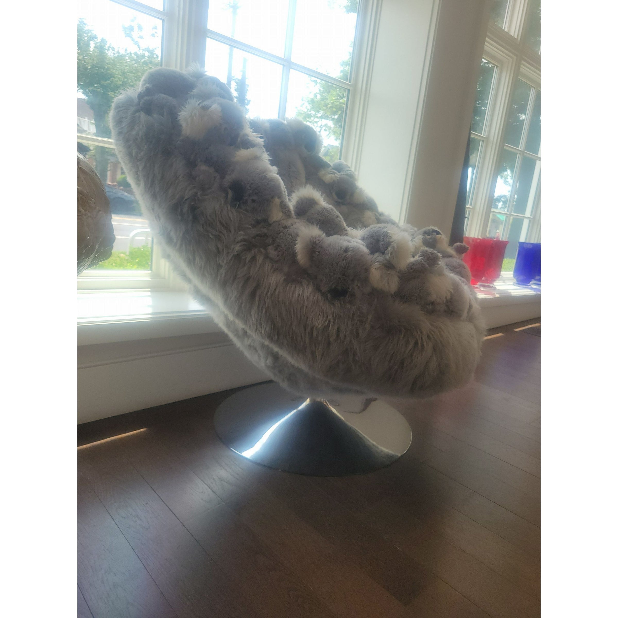 L.E. Koala Lounge Swivel Chair by AP Collection