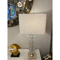 Pair of Modern Glass Design Lamps