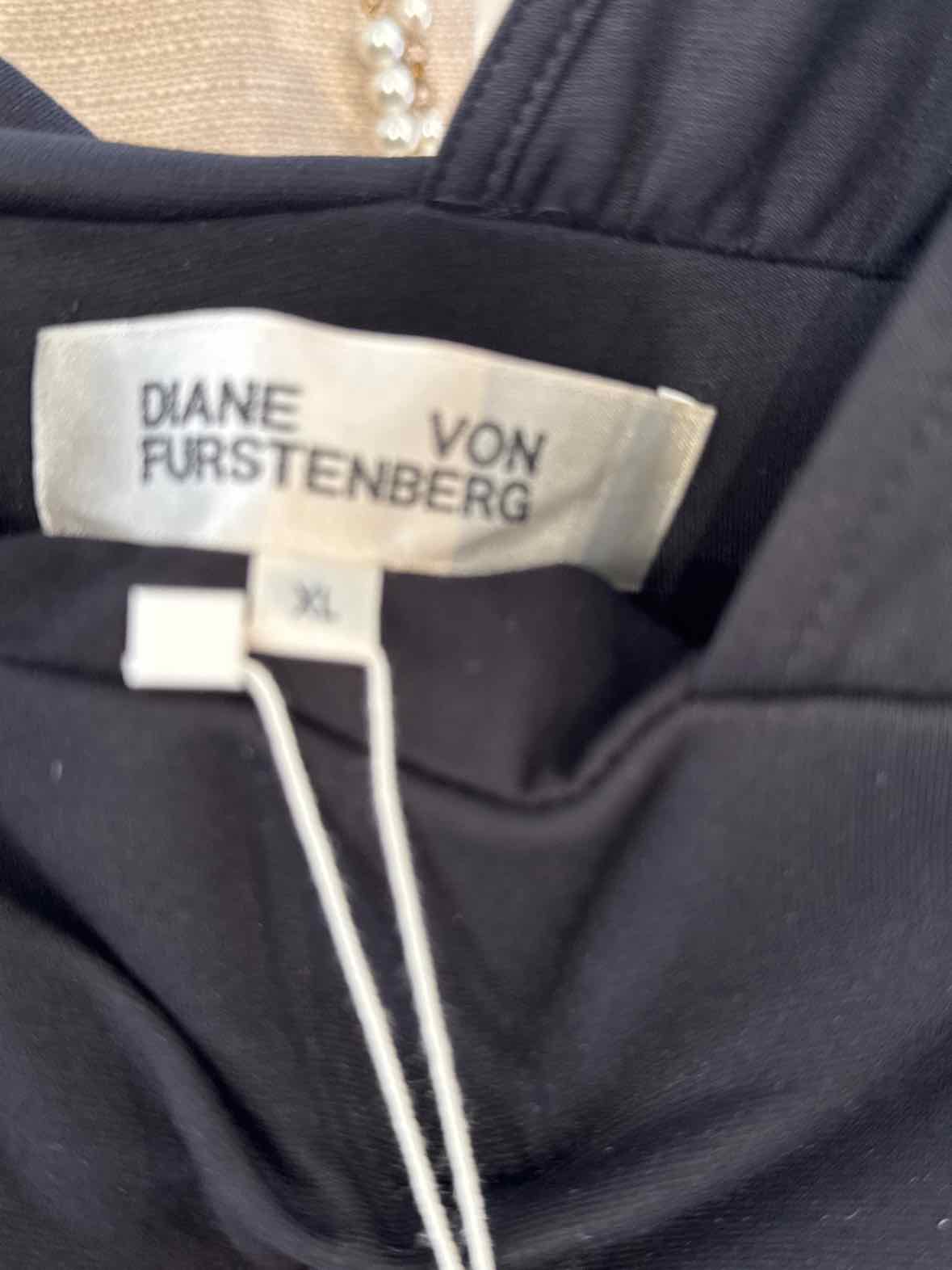Women's Diane Von Furstenberg Size XL Black Dress