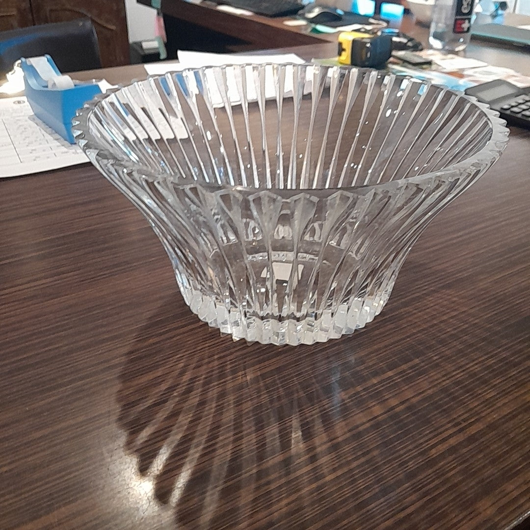 Cut Crystal Bowl 10"Diam x 5"H