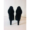 Donna Karan Black Round Toe Suede Heel Platform Pumps 39