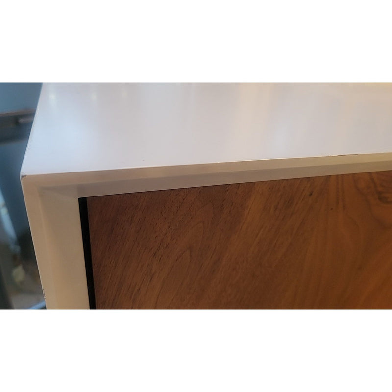 Walnut & Lacquer Mariposa Sideboard w/ Brass Butterflies by Organic Modernism