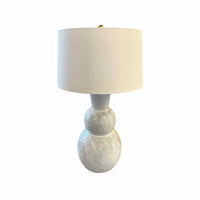 Hugo Ceramic & Lucite Table Lamp w/ Shade by Regina Andrew