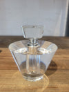 Oleg Cassini Crystal Cone Shaped Perfume Bottle