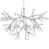 'Heracleum III' LED Nickel Chandelier by Moooi