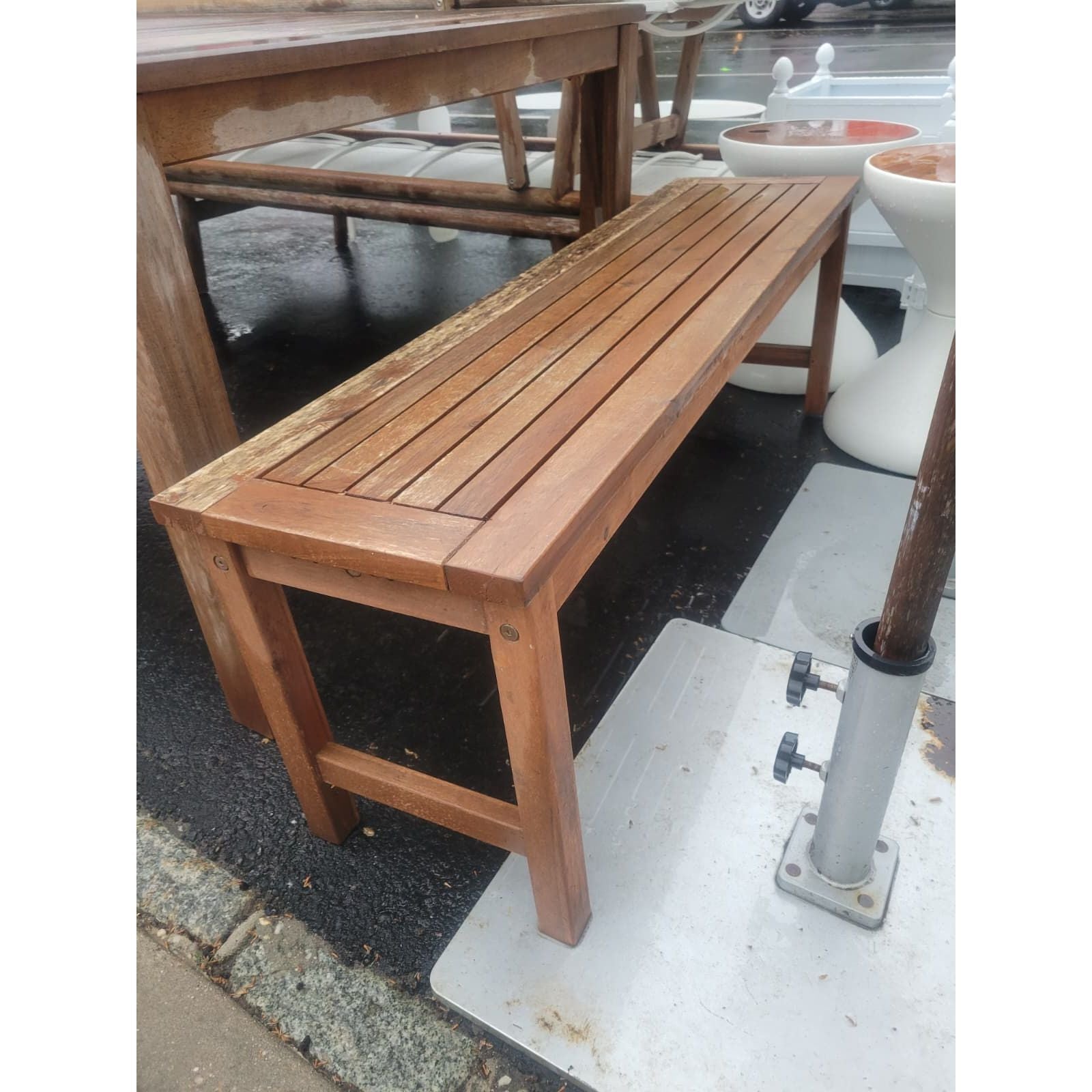 Gloster Teak Outdoor Bench (AS IS)