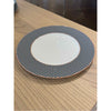 Hermes Tie Set Porcelain Dinner Plate w/ Green Trim