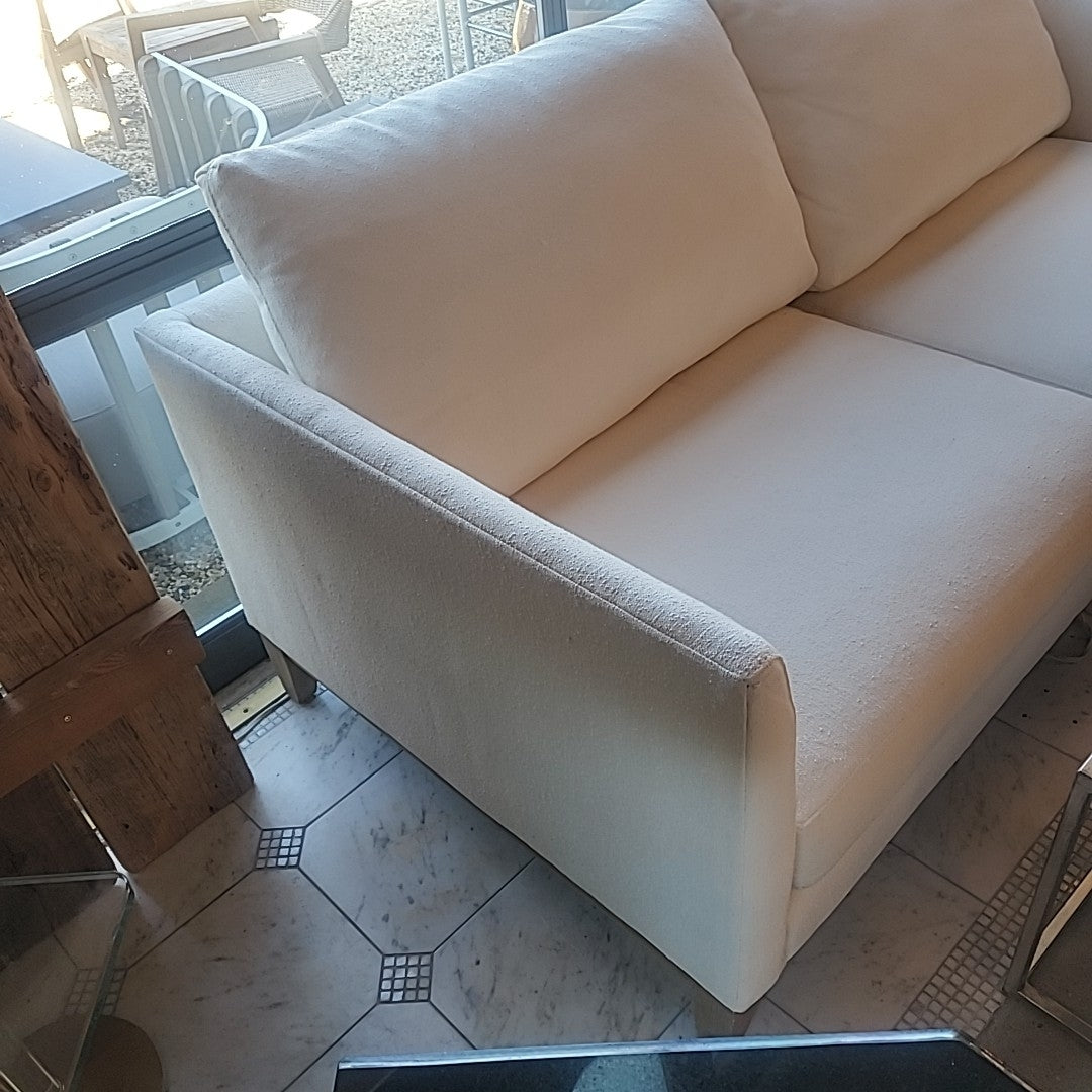 Southampton White Linen Slipcover Sofa by Cobble Hill for ABC
