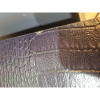 Midnight Navy Faux Croc 3-Drawer Dresser by Hooker