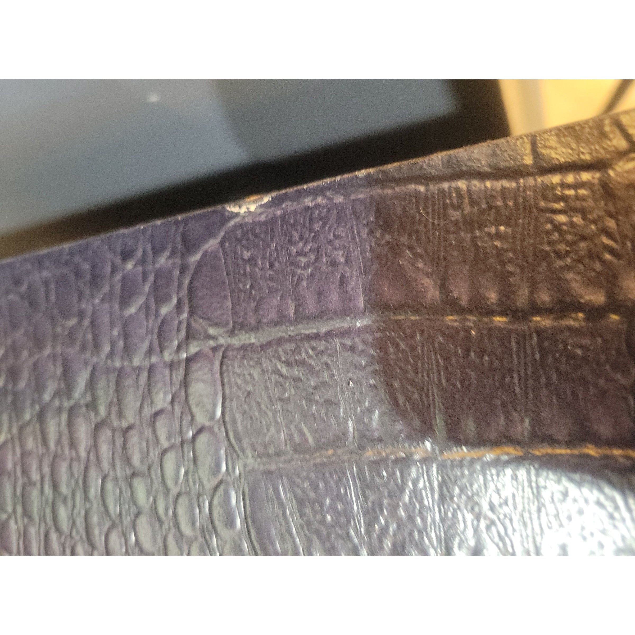 Midnight Navy Faux Croc 3-Drawer Dresser by Hooker