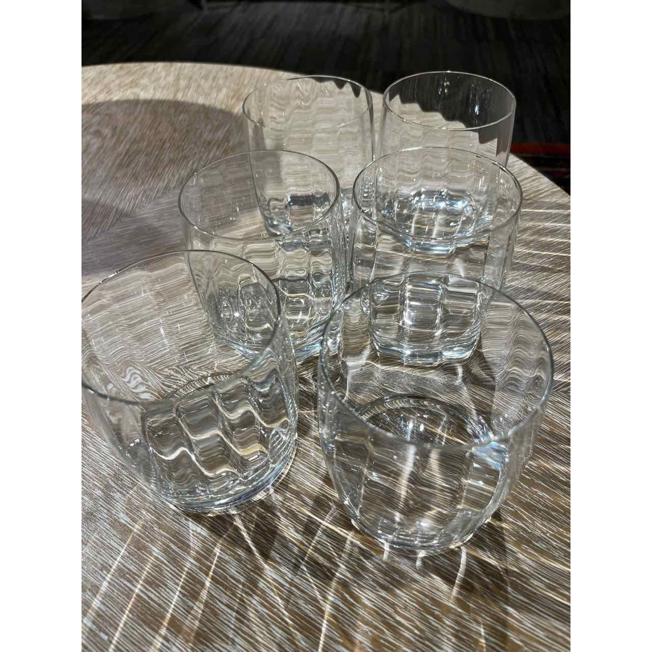 Set of 6 1970's Lowball Glasses