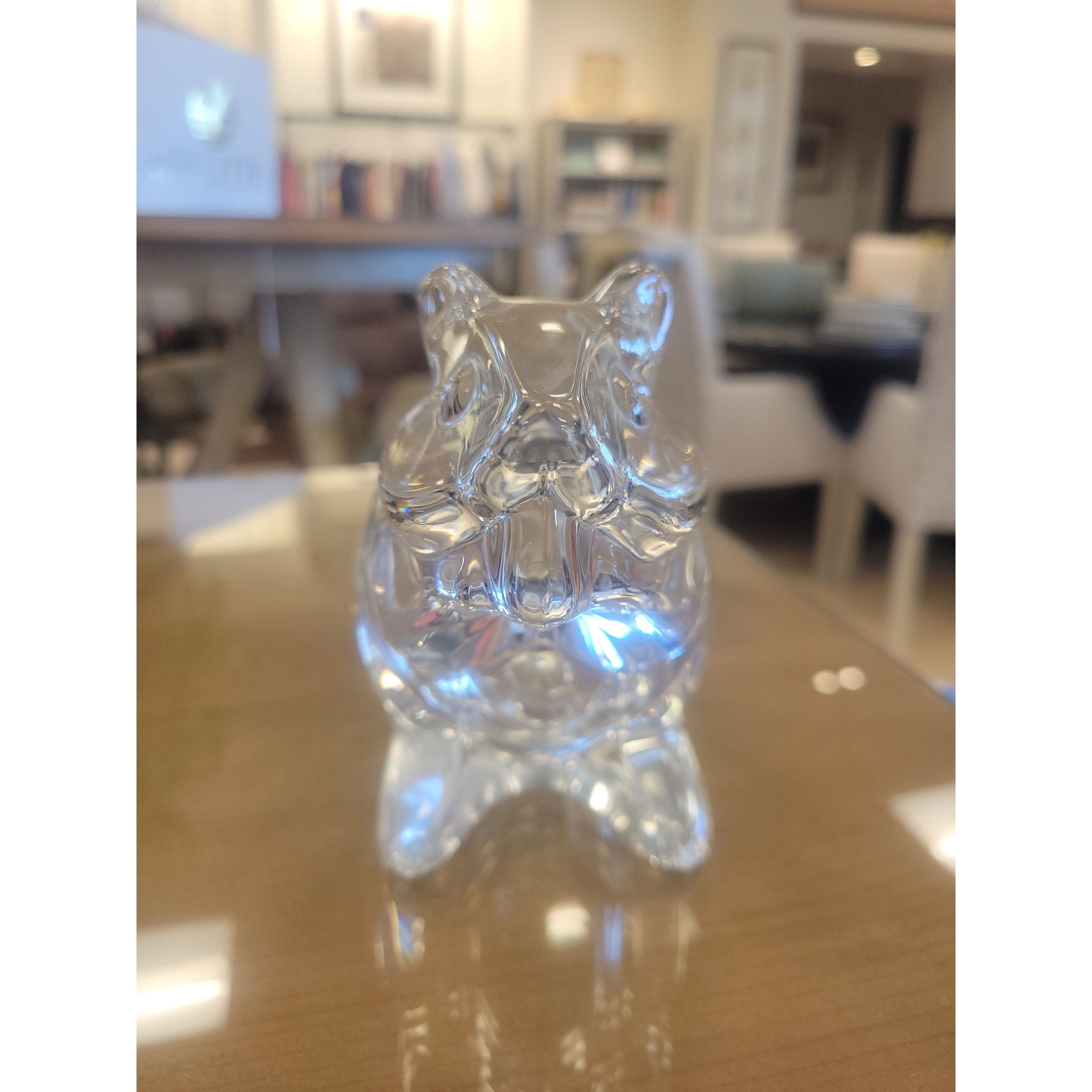 Sasaki Glass Squirrel Candy Dish