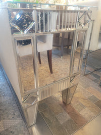Custom Beveled Glass Mirror Credenza by Venfield