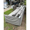 Outdoor Gray Slipcover Sofa by Walters Outdoor