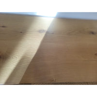 Oslo Glass 4-door Media Console in Aged Natural Oak