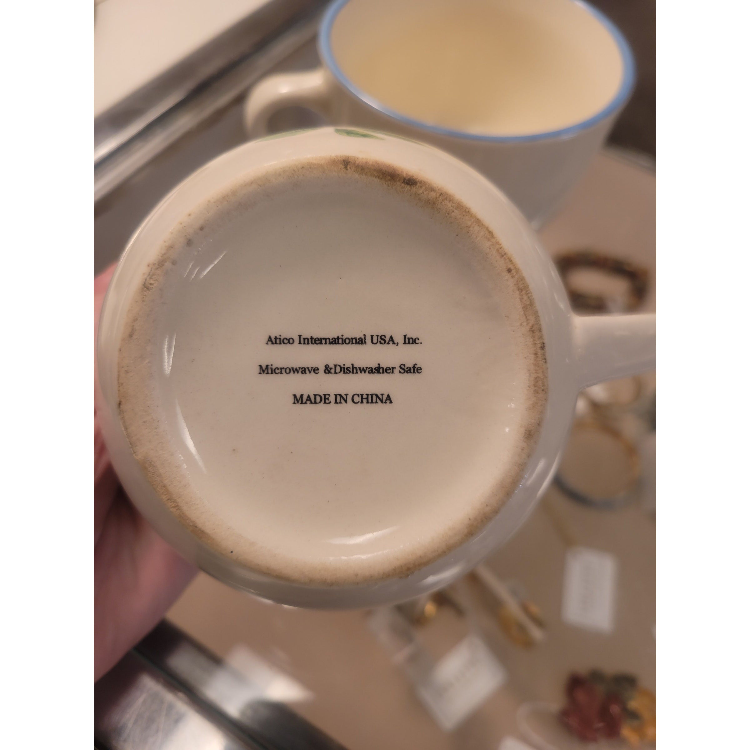 Pair of Ceramic Apple Mugs