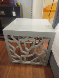 PAIR of Gray Lacquer Branch Out Side Tables by Vanguard (AS IS)