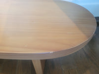 3-ft Oval Wood Side Table (AS IS)