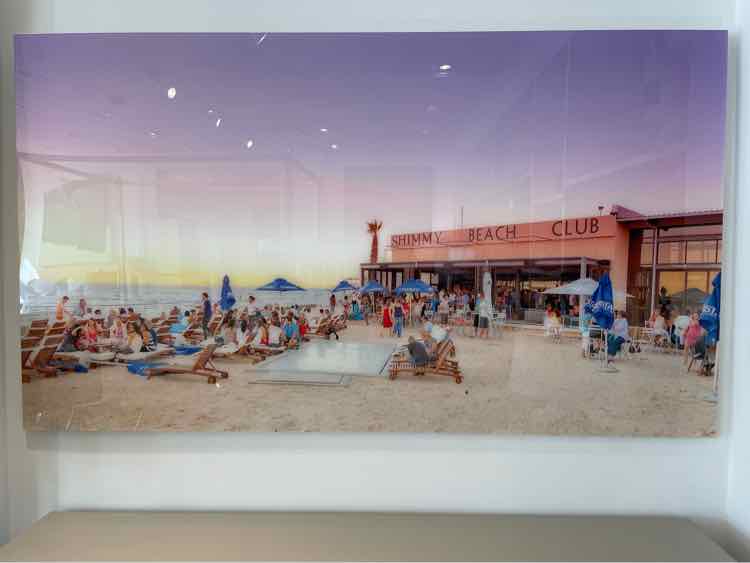 Shimmy Beach Club Acrylic Photo Print