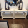 Mitchell Gold + Bob Williams Pair of White Malibu Nightstands - 34"W x 19"D x 27