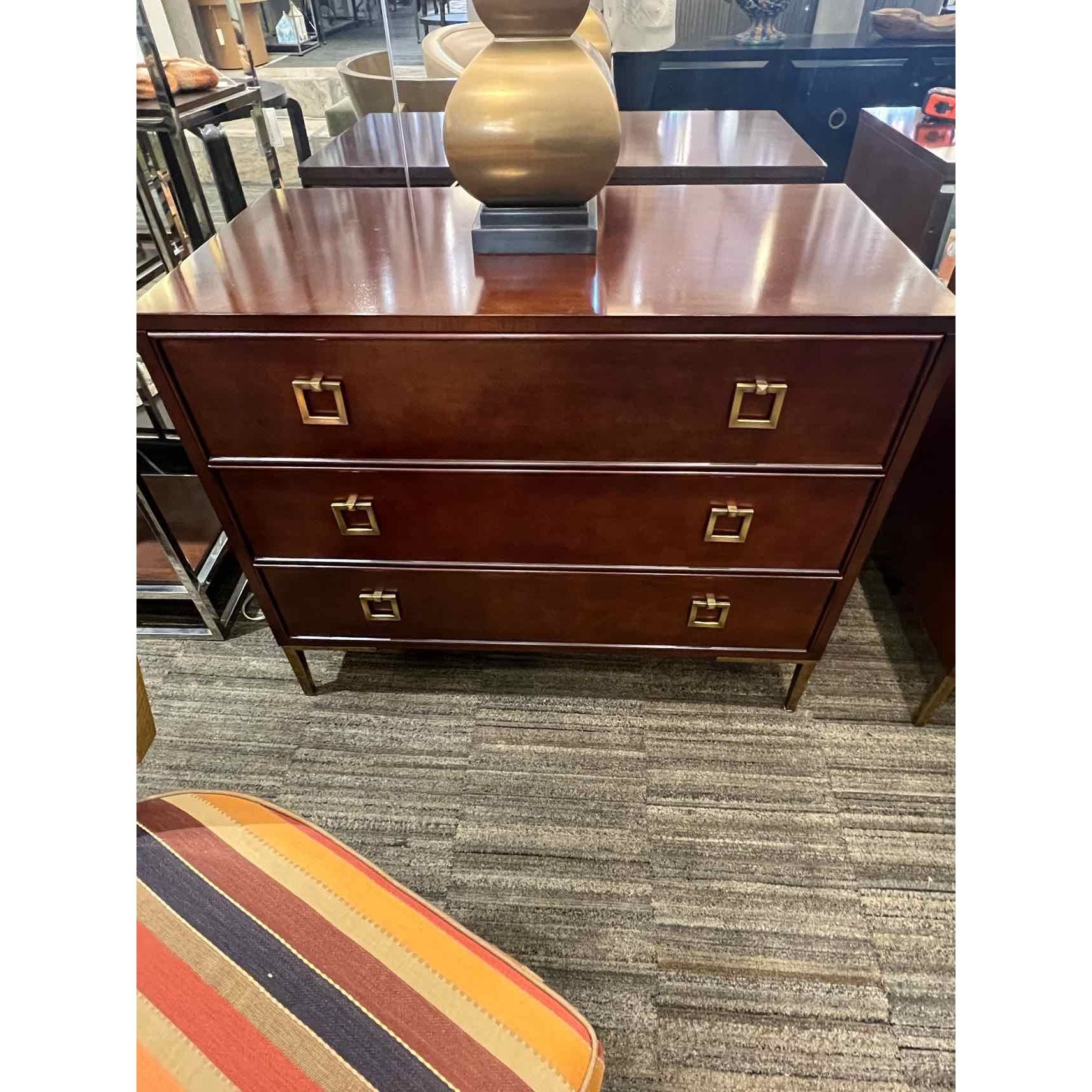 Century 3-Drawer Dresser in Walnut