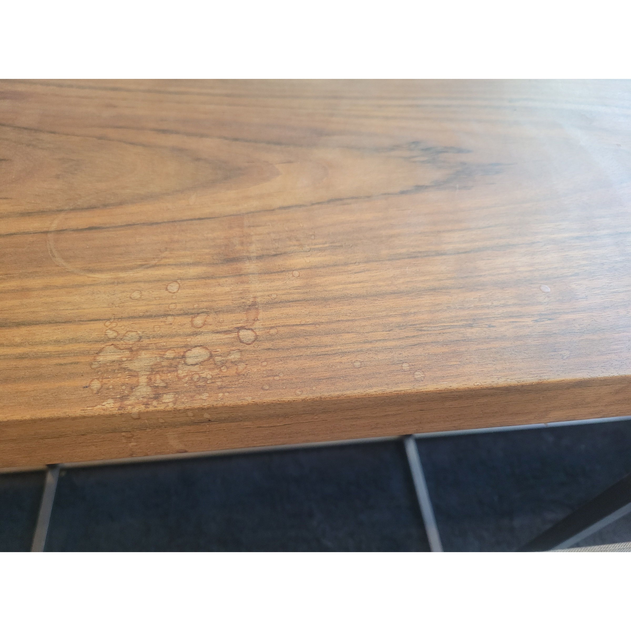 Live Edge Walnut & Metal Console Table by Central Station (AS IS)