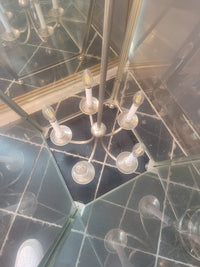 XL 5-Light Nickel Lantern Chandelier