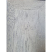 French Style Gray Oak X-Base Console Table by RH