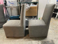 SET of 10 Ellison High-Back Track Arm Slipcover Dining Chairs by RH