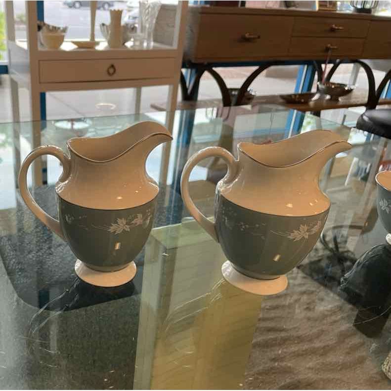 PAIR of Reflection Large Creamers by Royal Doulton - colletteconsignment.com