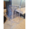 PAIR of Ghost Counter Stools Inspired by Kartell