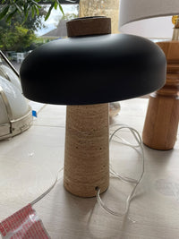 Pair of Travertine Table Lamps
