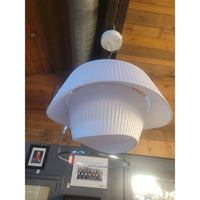 White Fabric LED Coco Pendant Light by Modo Luce - colletteconsignment.com