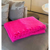Hot Pink Wool Mohair Throw by ABC Carpet & Home