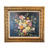 Palette Knife Floral Still Life Oil Painting by G. Goldsack in Gold Tone Frame